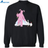 Matthew Perry Pink Bunny And Chicken Sweatshirt