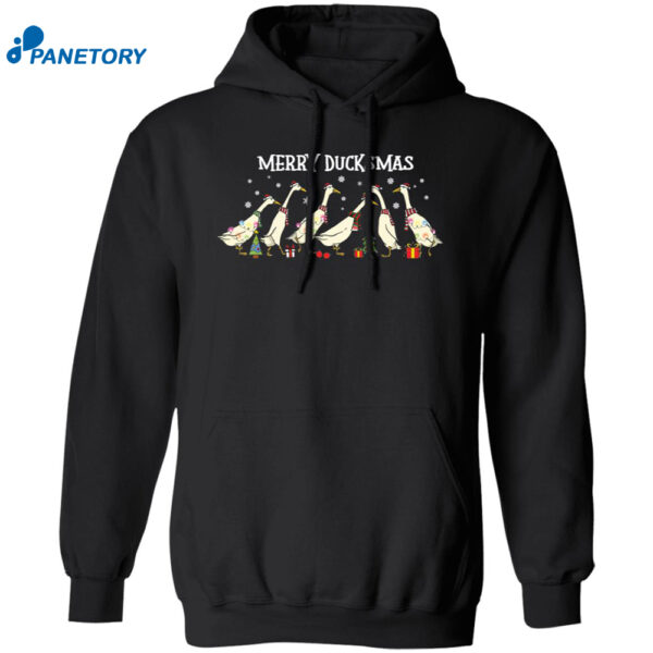 Merry Duckmas Christmas Shirt And Sweatshirt