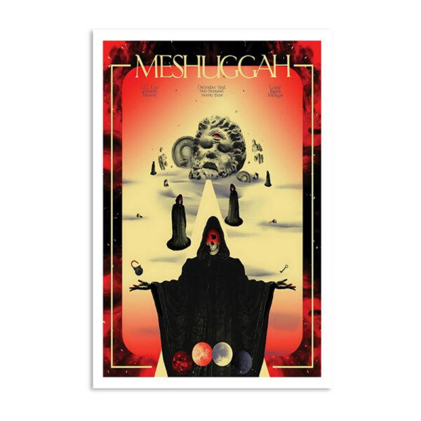 Meshuggah Glc Live At 20 Monroe Grand Rapids Mi December 3 2023 Poster