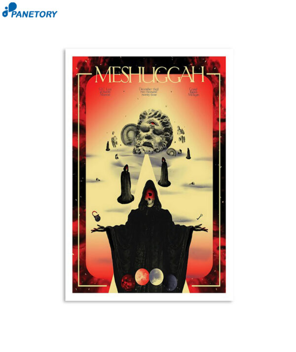 Meshuggah Glc Live At 20 Monroe Grand Rapids Mi December 3 2023 Poster