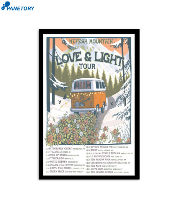 Nefesh Mountain Love &Amp; Light Tour 2023 Poster