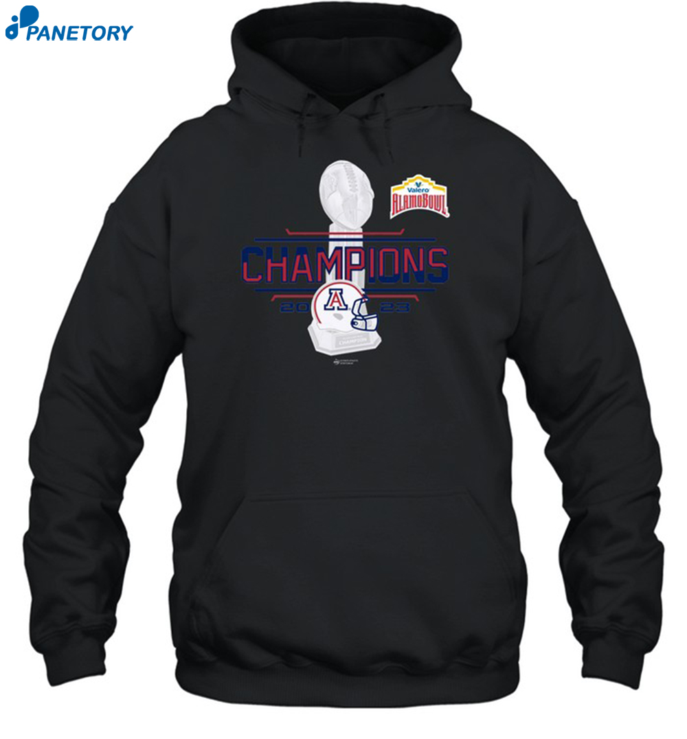 New Arizona Wildcats 2023 Alamo Bowl Champions Shirt 7 New Arizona Wildcats 2023 Alamo Bowl Champions Shirt 2