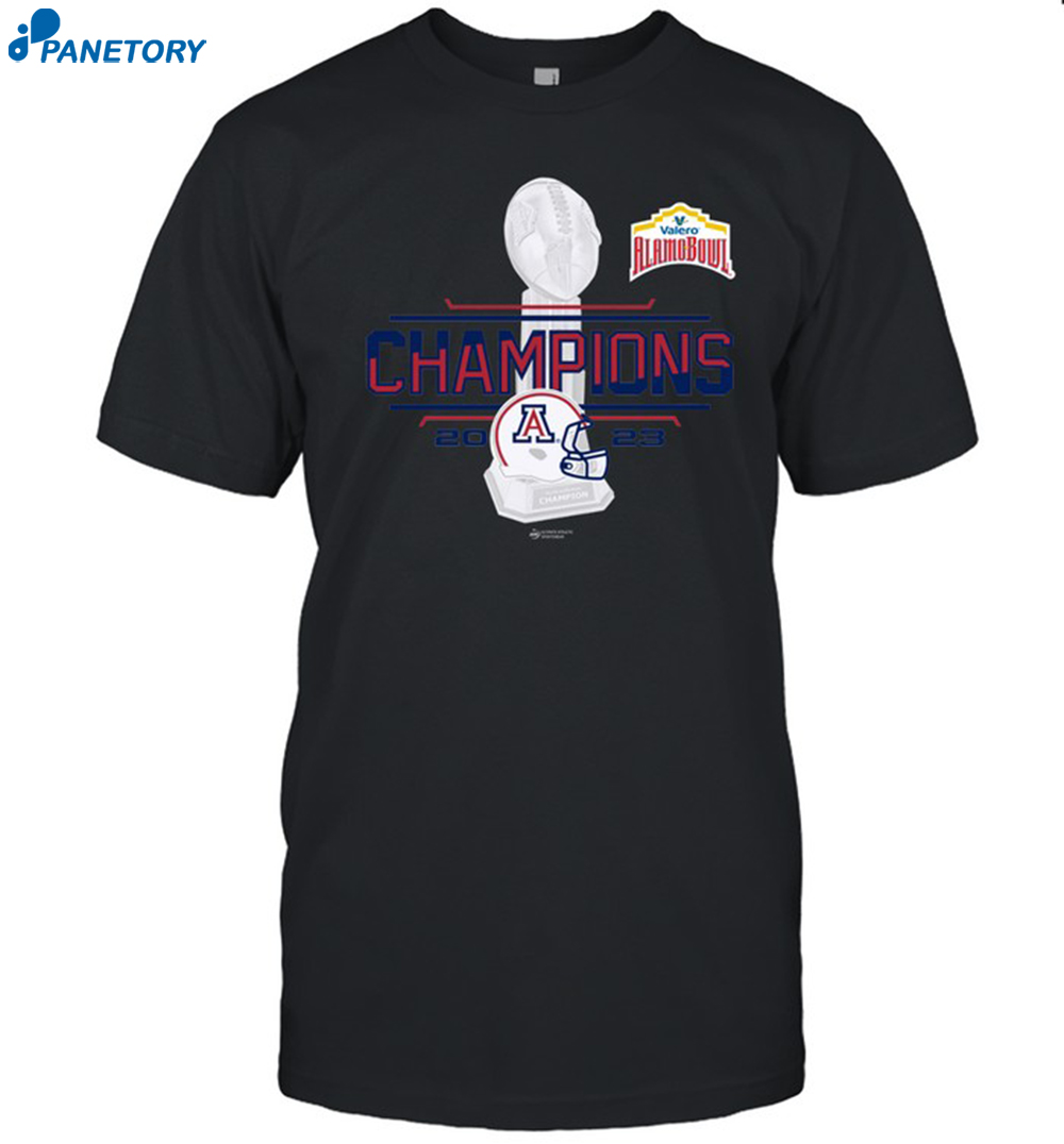 New Arizona Wildcats 2023 Alamo Bowl Champions Shirt 8 New Arizona Wildcats 2023 Alamo Bowl Champions Shirt