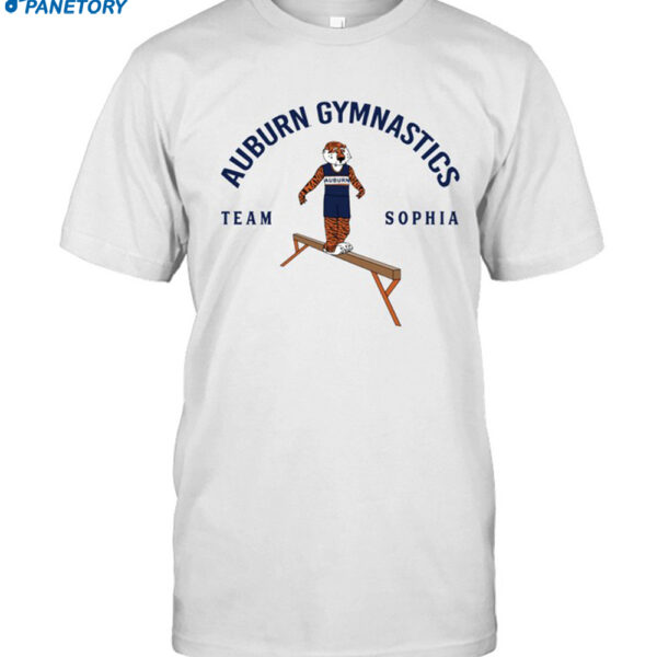 New Auburn Gymnastics Team Sophia Shirt