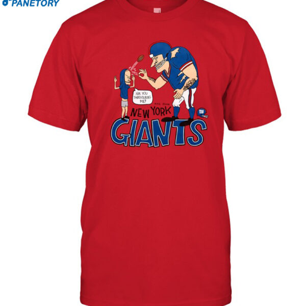 New York Giants Beavis And Butt-head Shirt