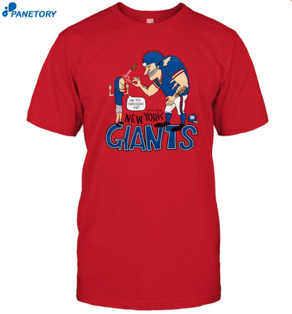 New York Giants Beavis And Butt-Head Shirt