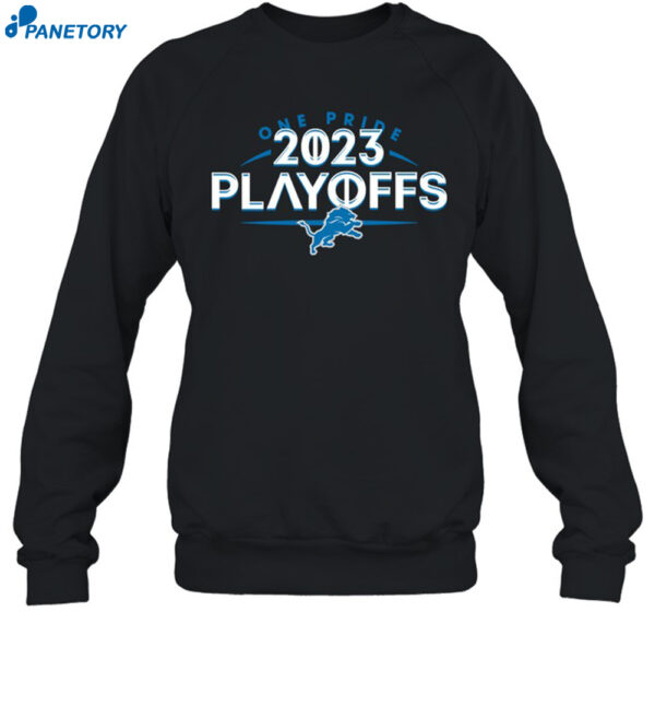 One Pride 2023 Playoffs Detroit Lions Shirt