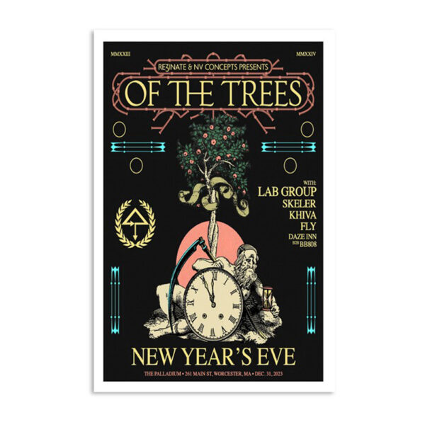 Palladium Worcester Ma Of The Trees December 31 2023 Poster