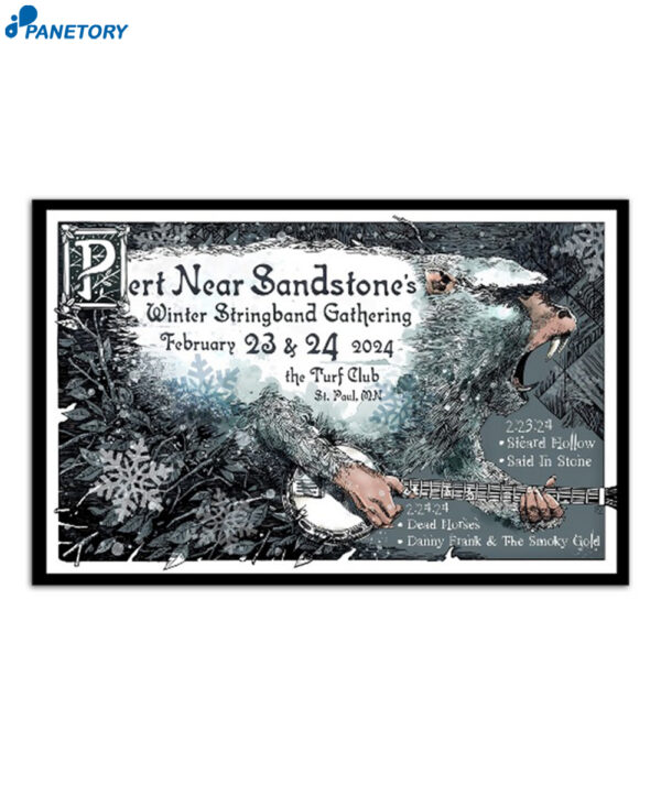 Pert Near Sandstone Feb 23 &24 2024 Iron City Birmingham AL Poster