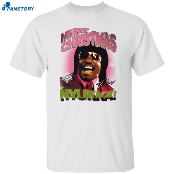 Pinky Merry Christmas Nyukka Shirt