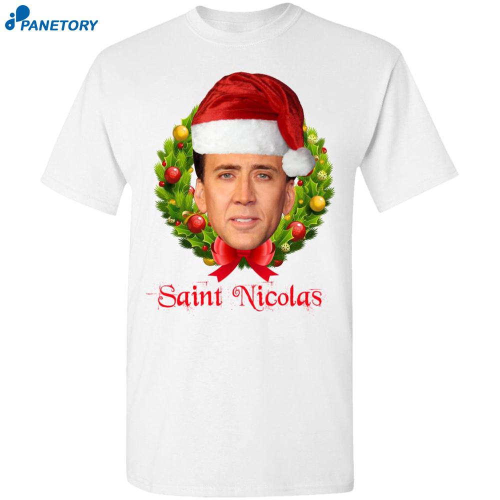 Saint Nicolas Cage Christmas Sweatshirt 8 Saint Nicolas Cage Christmas Sweatshirt 2