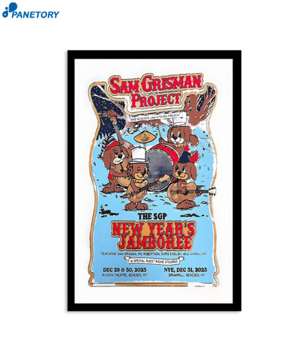 Sam Grisman Project Dec 29 & 30 2023 Geneseo Ny Poster