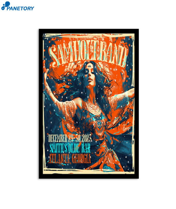 Sam Holt Band Show Atlanta Ga December 29 & 30 2023 Poster