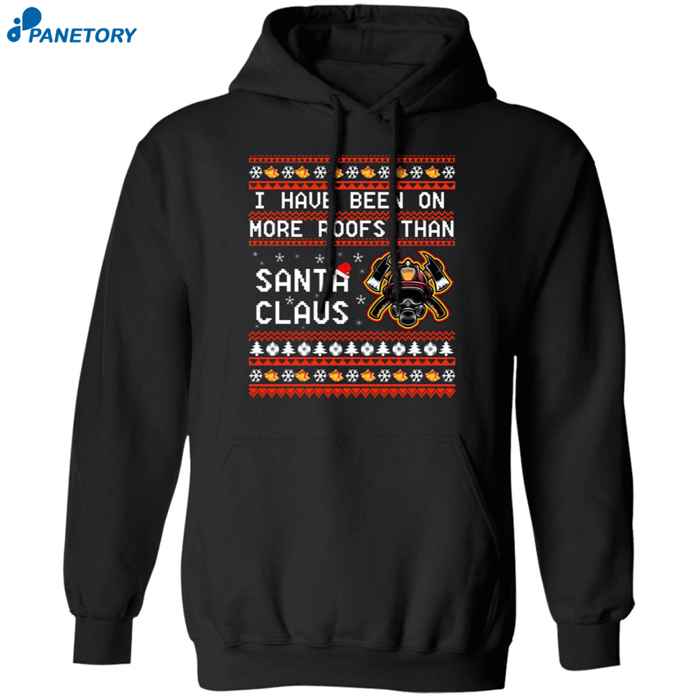 Santa Claus Firefighter Christmas Sweater 7 Santa Claus Firefighter Christmas Sweater 1