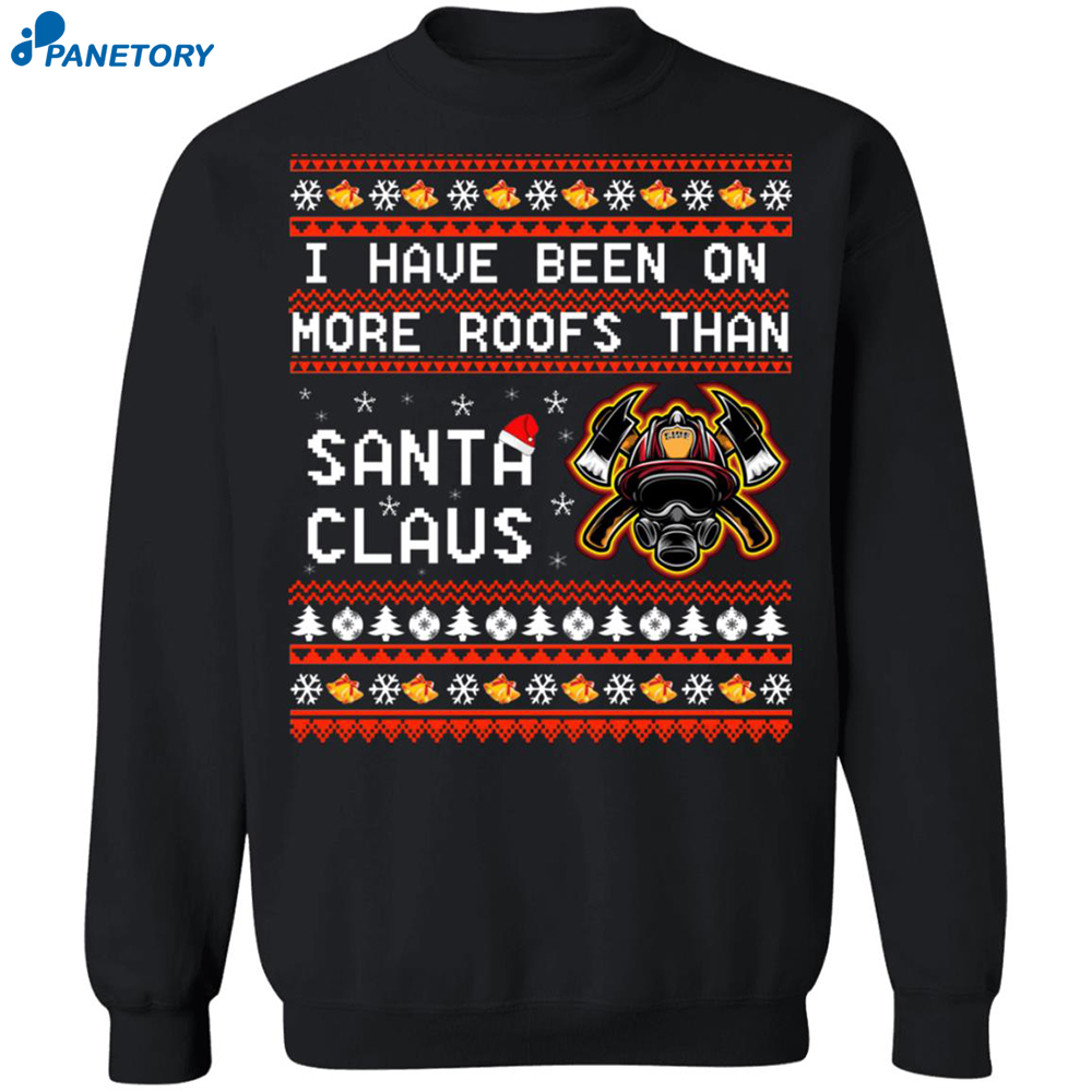 Santa Claus Firefighter Christmas Sweater 6 Santa Claus Firefighter Christmas Sweater