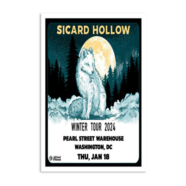 Sicard Hollow Pearl Street Warehouse Washington Dc Jan 18 2024 Poster