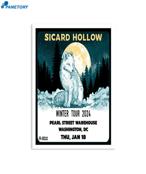 Sicard Hollow Pearl Street Warehouse Washington Dc Jan 18 2024 Poster