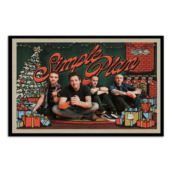 Simple Plan Happy Holidays Poster