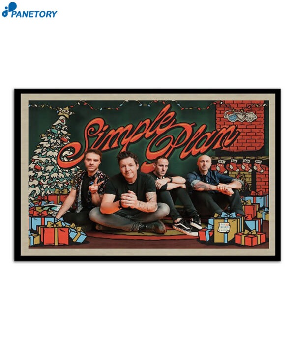 Simple Plan Happy Holidays Poster