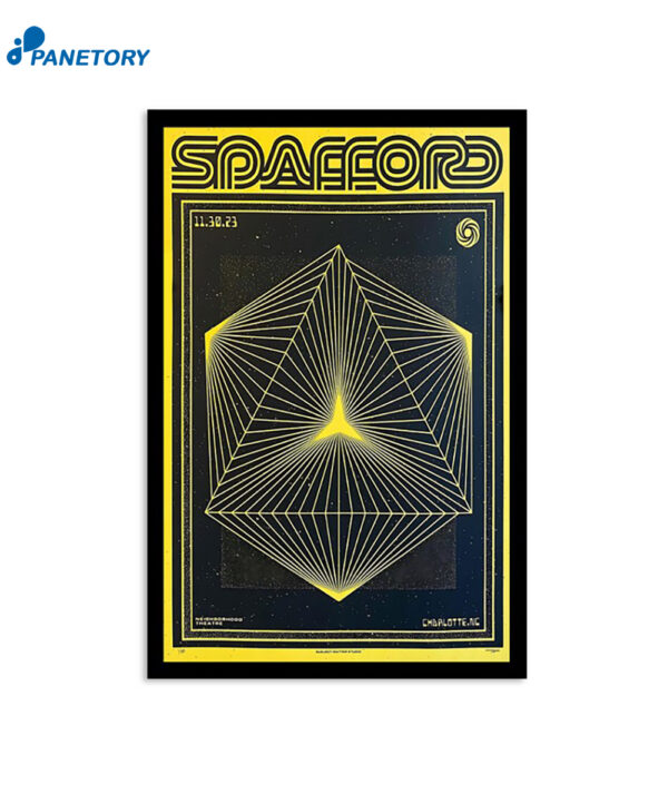 Spafford Neighborhood Theatre Charlotte Nc November 30 2023 Poster