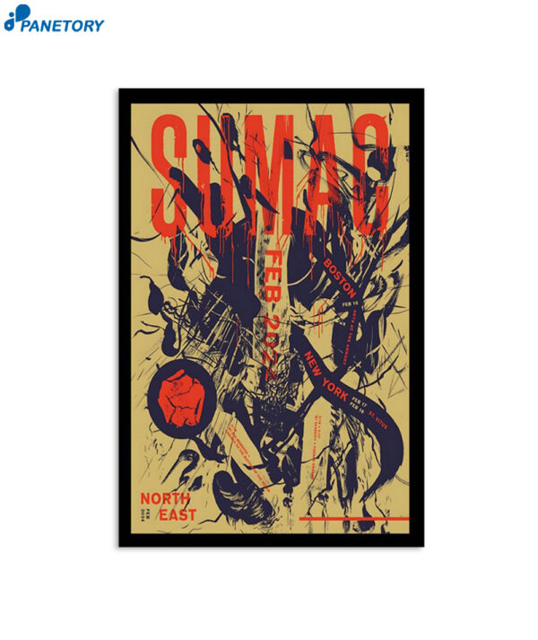 Sumac North East Feb Tour 2024 Poster