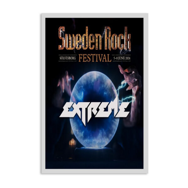 Sweden Rock Solvesborg Se Extreme June 5-8 2024 Poster