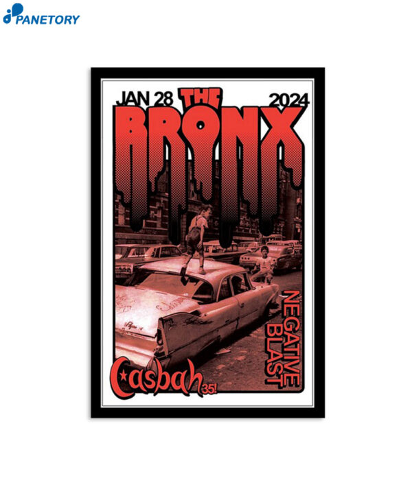 The Bronx Casbah San Diego Ca January 28 2024 Poster
