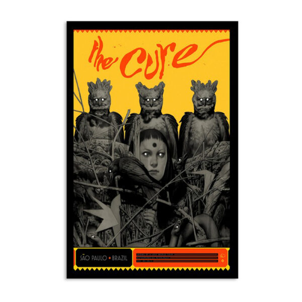 The Cure Aut'dromo De Interlagos Brazil Dec 3 2023 Poster