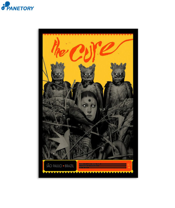 The Cure Aut'dromo De Interlagos Brazil Dec 3 2023 Poster