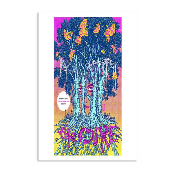 The Cure Movistar Arena Bogota Co December 10 2023 Poster
