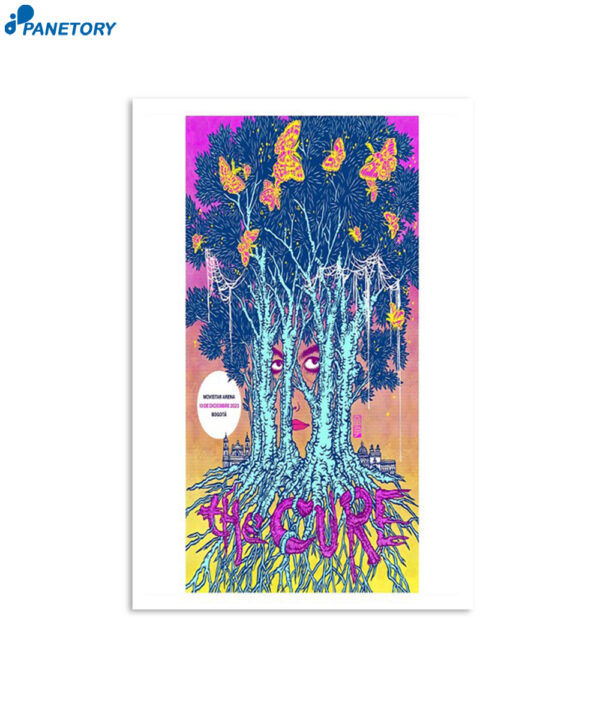 The Cure Movistar Arena Bogota Co December 10 2023 Poster
