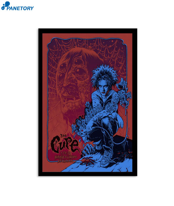 The Cure Parque Olimpico Asuncion Paraguay Dec 7th 2023 Poster