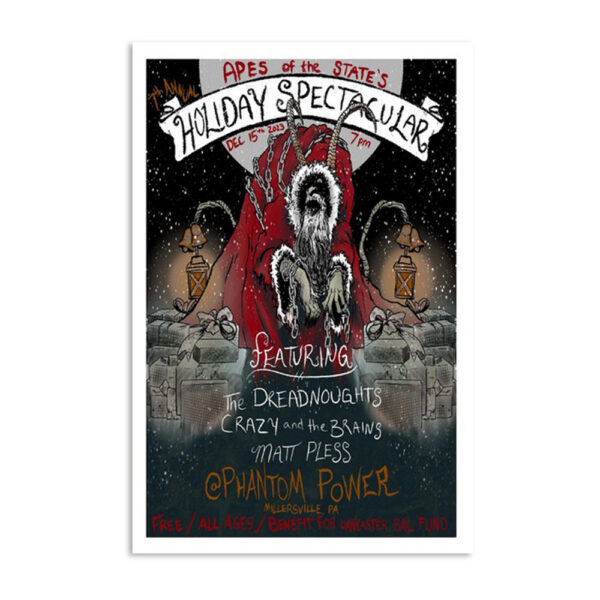 The Dreadnoughts December 15 2023 Phantom Power Millersville PA Tour Poster