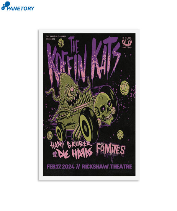 The Koffin Kats Rickhaw Theatre Vancouver Ca February 17 2024 Poster