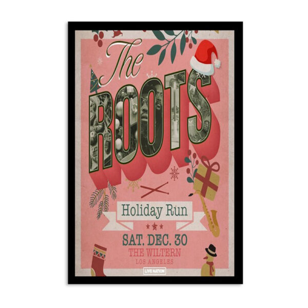The Roots Dec 30 2023 Los Angeles Ca Poster