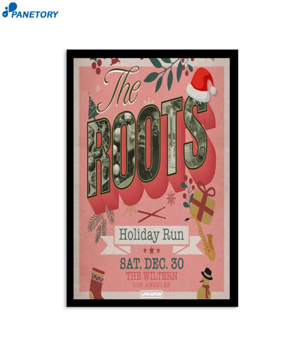 The Roots Dec 30 2023 Los Angeles Ca Poster