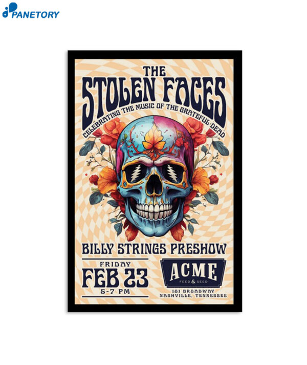 The Stolen Faces Feb 23 2024 Nashville TN Poster