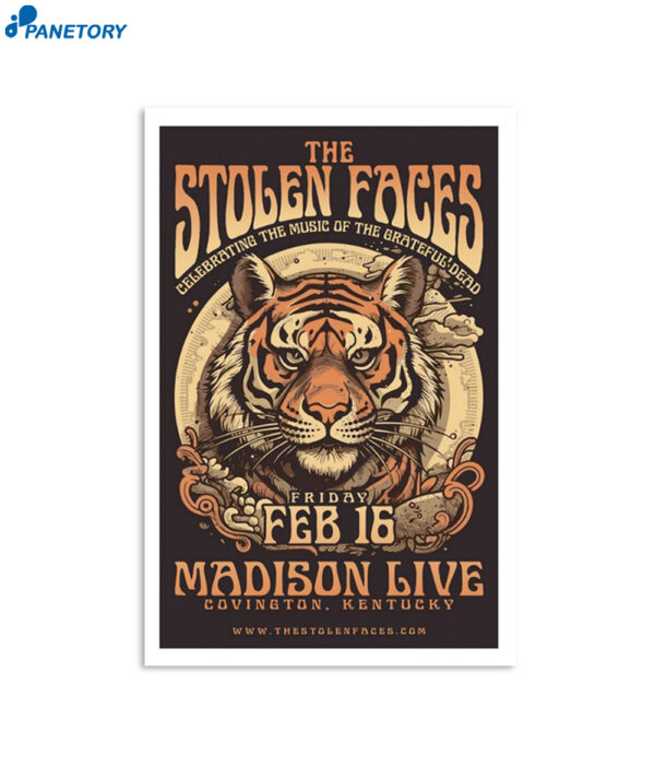 The Stolen Faces February 16 2024 Madison Live Covington KY Poster