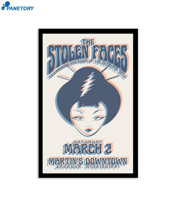 The Stolen Faces March 2 2024 Martin's Downtown Jackson Ms Poster
