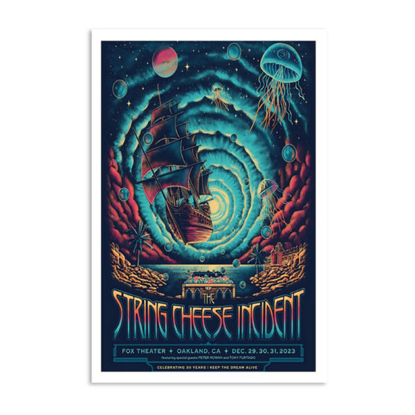 The String Cheese Incident Dec 29-31 2023 Oakland Ca Poster