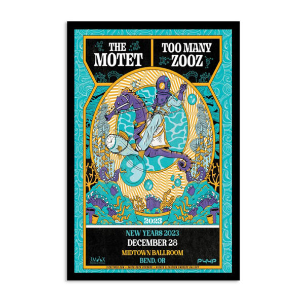 Too Many Zooz Midtown Ballroom Bend Or December 28 2023 Poster