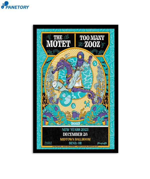 Too Many Zooz Midtown Ballroom Bend Or December 28 2023 Poster