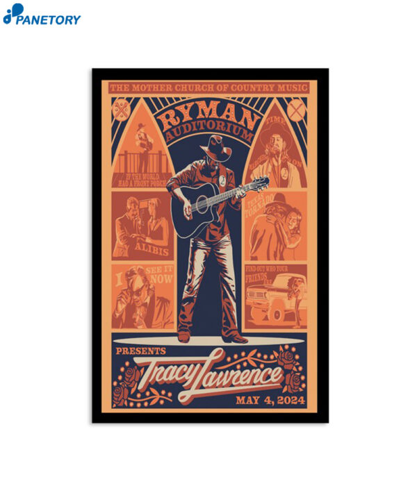 Tracy Lawrence Events For May 4 2024 Poster