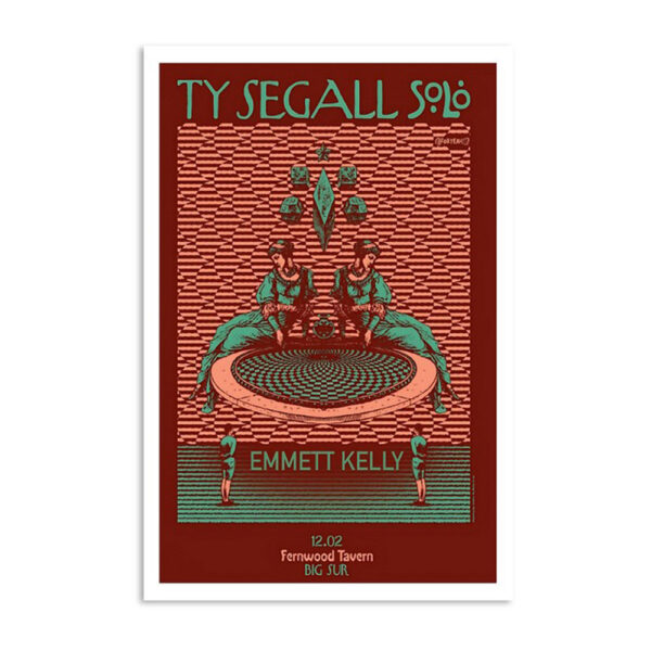 Ty Segall Fernwood Tavern Big Sur December 2 2023 Poster