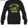 Uss Flagg The Cobra Crusher A Real American Hero Cvn 99 Shirt 1