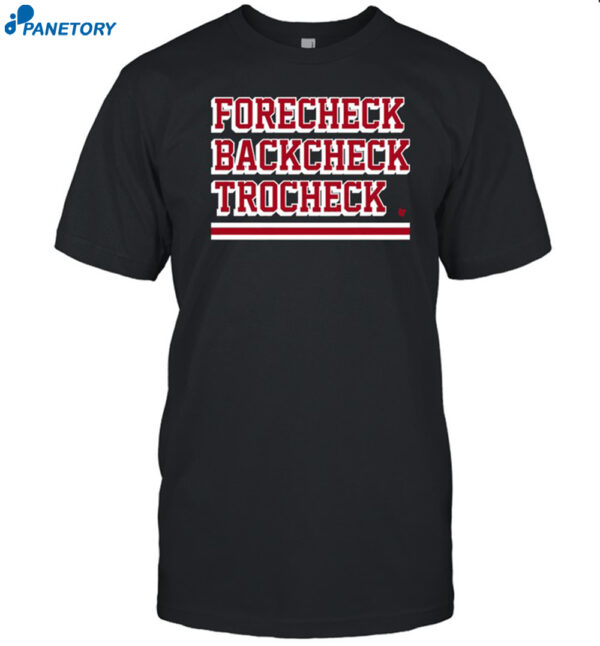 Vincent Trocheck Forecheck Backcheck Trocheck Shirt