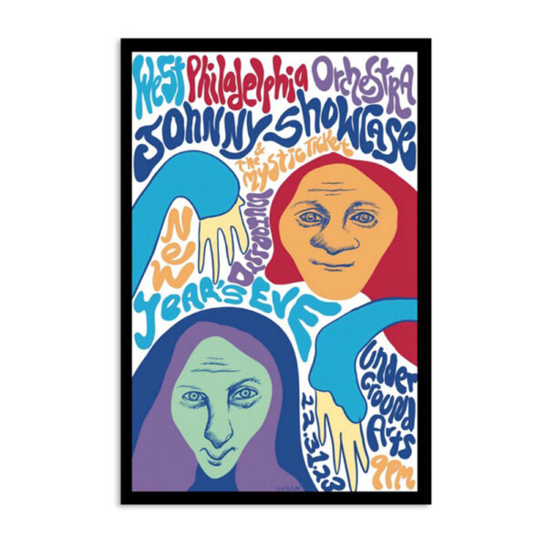 West Philadelphia Orchestra Philadelphia Dec 31 2023 Underground Arts Poster