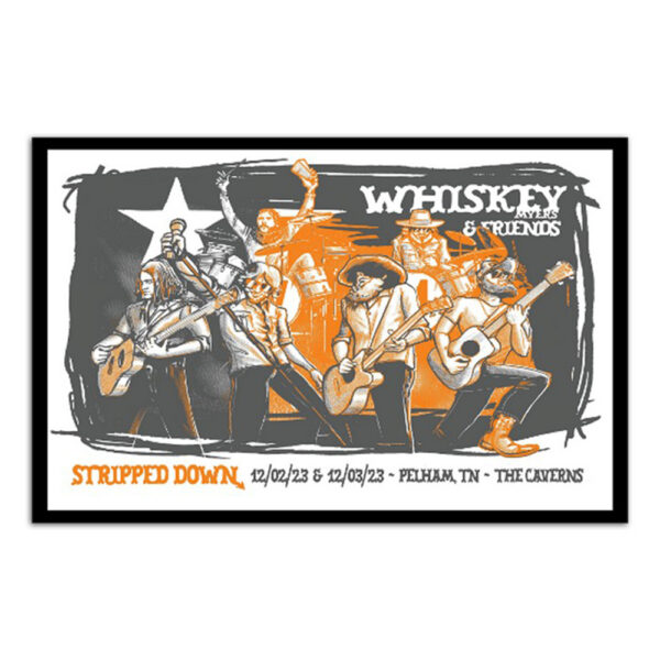 Whiskey Myers The Caverns Pelham Tn December 2 - 3 2023 Poster