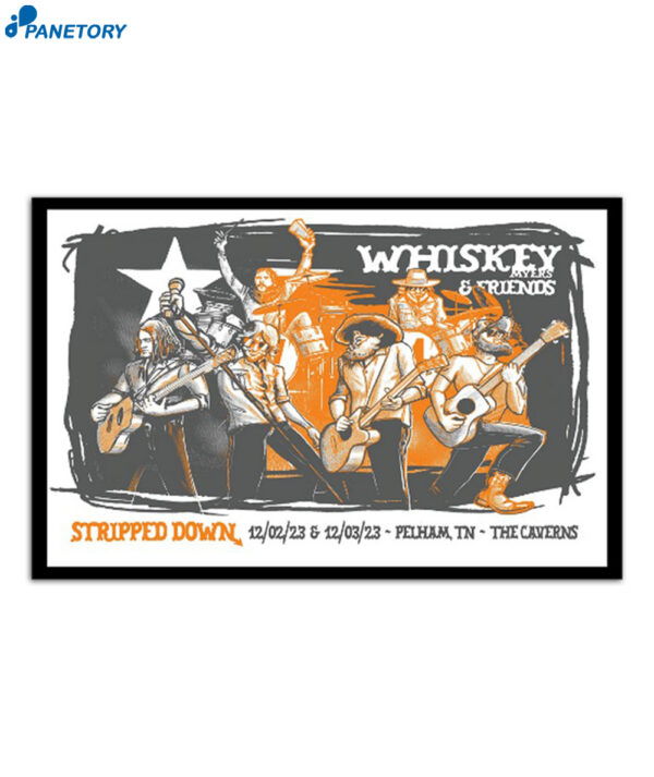 Whiskey Myers The Caverns Pelham Tn December 2 - 3 2023 Poster