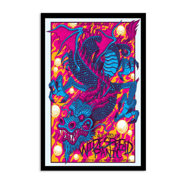 Widespread Panic December 29-31 2023 The Fox Theatre Poster